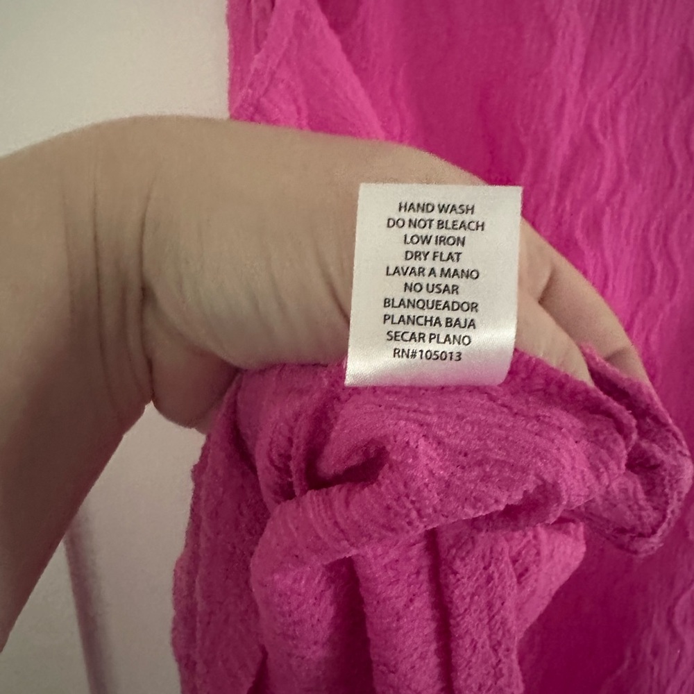 Andree by Unit Relaxed Pink Ribbed Tank Top - Picture 7 of 7